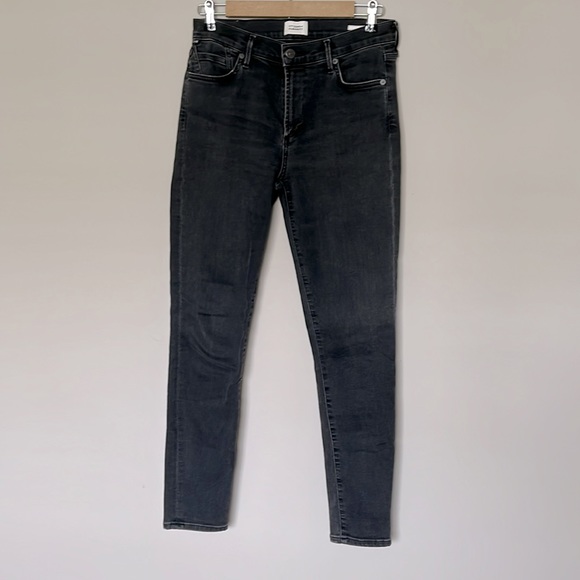 Citizens of Humanity Rocket Ankle Skinny Black Wash Jeans - Picture 2 of 10